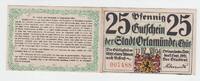 Orlamünde, Thüringen 25 Pfennig Gutschein Notgeld -