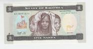 Eritrea One Nakfa Banknote Eritrea, One Nakfa Banknote, 1997 -