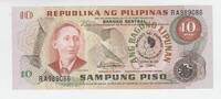 Philippinen 10 Peso-Geldschein Philippinen, 10 Peso-Geldschein , kassenfrisch, 30 Juni 1981 -