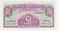 British Armed Forces 1 Pfund-Schein British Armed Forces, 1 Pfund-Schein, 4th Series -