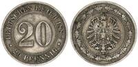 Kaiserreich 20 Pfennig J.6 -
