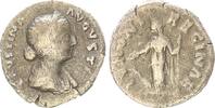 Antike / Römische Kaiserzeit/Faustina II Denar Faustina Minor Denar mit Rückseitendarstellung Iuno n.l. stehend -