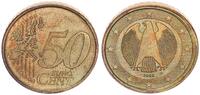 BRD Fehlprägung 50 Cent mit 1 € Rückseite Adler statt Brandenb. Tor -