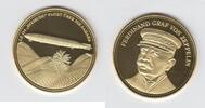 Deutschland Zeppelin Medaille Medaille LZ114 Deutschland Graf Zeppelin Fahrt -