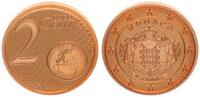Monaco 2 Cent Kursmünze in Original Kapsel, Seltenes Jahr !!! -