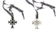 3. Reich Orden Mutterkreuz in Silber mit Band -