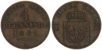 Brandenburg Preußen 4 Pfennig Friedrich Wilhelm IV -