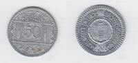 Allersberg 50 Pfennig Wertmarke Amberg, 50 Pfennig Marke der Kattenbecks-Zwieback-Bäckerei Allersberg -
