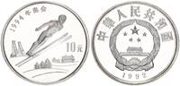 China 10 Yuan Skispringen -