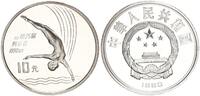 China 10 Yuan Olympische Spiele Turmspringerin -