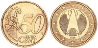 Deutschland BRD 50 Cent Fehlprägung mit 1 € Rückseite 2002 G Adler statt Brandenburger Tor -
