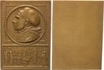 Vatikan Bronzeguss Pius X. MARTIN LUTHER 1521-1921 Bronzeplakette 1921 auf Reichstag zu Worms -