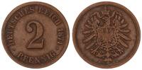 Kaiserreich 2 Pfennig Fehlprägung ,stellenweise feiner Riffelrand -