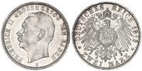 Deutsches Kaiserreich - Baden 2 Mark Großherzog Friedrich II. -