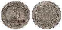 Deutschland / Kaiserreich 5 Pfennig Probe zu J.297 in Chromstahl mit Riffelrand -