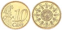 Portugal 10 Cent Kursmünze, Kleinstauflage, sehr selten ! -
