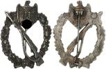 3. Reich Orden Infanterie Sturmabzeichen Silber Herst. Wolfschanze -
