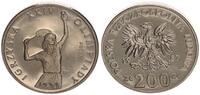 200 Zloty 1987 Polen Steffi Graf,Olympische Sommerspiele in Seoul PP in Kapsel