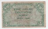 Deutschland 1/2 Mark-Schein Deutschland, 1/2 Mark-Schein, 1948/49 -