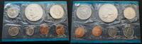 USA KMS Denver Mint 3x 1 Cent, 1x 5 Cent, 1x Quater -