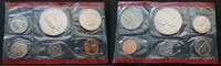 USA KMS Denver Mint 1x 1 Cent, 1x One Dime, 1x 5 Cent, 1x Quater -