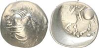 Ostkelten, Transsylvanien Tetradrachme Vorbild Lysimachos. KELTEN, Ostkelten Subkarpaten. Typ Sattelkopfpferd, Schüsselform -