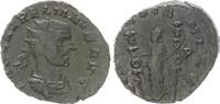 Antike / Römische Kaiserzeit / Aurelianus Antoninian, Aurelianus 270-275, CONCORDIA MILI, Concordia zwischen 2 Feldzeichen -