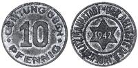 Deutschland / Polen / Getto Litzmannstadt 10 Pfennig (mit Echtheitszertifikat und Fachbuch ) MAGNESIUM 0,72g Exemplar aus dem New Yorker Lot 2. Ausgabe -