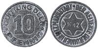 Deutschland / Polen / Getto Litzmannstadt 10 Pfennig (mit Echtheitszertifikat und Fachbuch ) MAGNESIUM 0,75g Exemplar aus dem New Yorker Lot 2. Ausgabe -