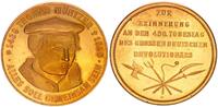 DDR Medaille 450. Todestag von Thomas Müntzer vergoldet -