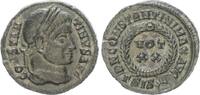 Antike / Römische Kaiserzeit / Constantinus Follis Bronze Constantinus I DN CONSTANTINI MAX AVG um VOT XX im Lorbeerkranz -