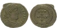 Antike / Römische Kaiserzeit / Jovianus Kleinbronze Bronze des Jovianus VOT V MVLT X im Kranz -