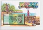 Australien 2 Dollar-Banknote in Numisbrief Australien, 2 Dollar-Banknote in Numisbrief -