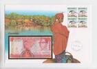 Gambia 5 Dalasis-Banknote in Numisbrief Gambia, 5 Dalasis-Banknote in Numisbrief -