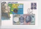 Uruguay 50 N$-Banknote in Numisbrief Uruguay, 50 N$-Banknote iin Numisbrief -