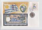 Uruguay $10-Banknote in Numisbrief Uruguay, 10 $-Banknote iin Numisbrief -