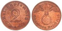 Deutschland / 3.Reich 2 Pfennig J.362 seltenes Münzzeichen -