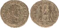 Antike / Römische Kaiserzeit / Probus Antoninian, Probus, 276-282, CLEMENTIA TEMP AV: Büste n.r. ; RV Victoria von Jupiter empfang -