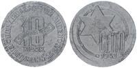 Deutschland / Polen / Getto Litzmannstadt 10 Mark (mit Echtheitszertifikat und Fachbuch ) Aluminium 2,68g, Rückseite leicht dezentriert -