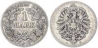 Deutsches Kaiserreich 1 Mark Kursmünze J. 9 besseres Jahr -