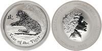 Australien 1 Dollar Lunar 2 Jahr des Tigers 1oz Silber -