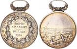 Frankreich tragbare Silbermedaille Boulogne sur Seine Silbermedaille Boulogne sur Seine, mit Gravur: Antiette MINNERT Sehr selten -