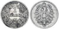 Deutschland / Kaiserreich 1 Mark kleiner Adler J.9 -