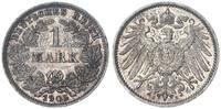 Deutschland / Kaiserreich 1 Mark Kursmünze J.17 -
