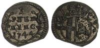 Fulda, Abtei 1 Pfennig -