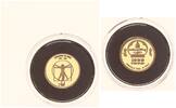 Mongolei 1000 Tugrug Leonardo da Vinci 1/25oz Gold -