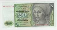 Deutschland - BRD 20 DM - 20 Deutsche Mark 20 DM Banknote 1970 Deutsche Bundesbank -
