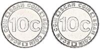 Deutschland 10 Cent Probe "Scan Coin" Probe Scan Coin für Münzautomaten -
