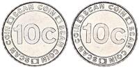 Deutschland 10 Cent Probe "Scan Coin" Probe Scan Coin für Münzautomaten -