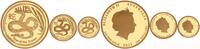 Australien 100, 25, 15 Dollar Lunar II Schlange 1, 0.25, 0,1oz -